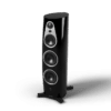 Linn 360 loudspeakers in Piano black and silver